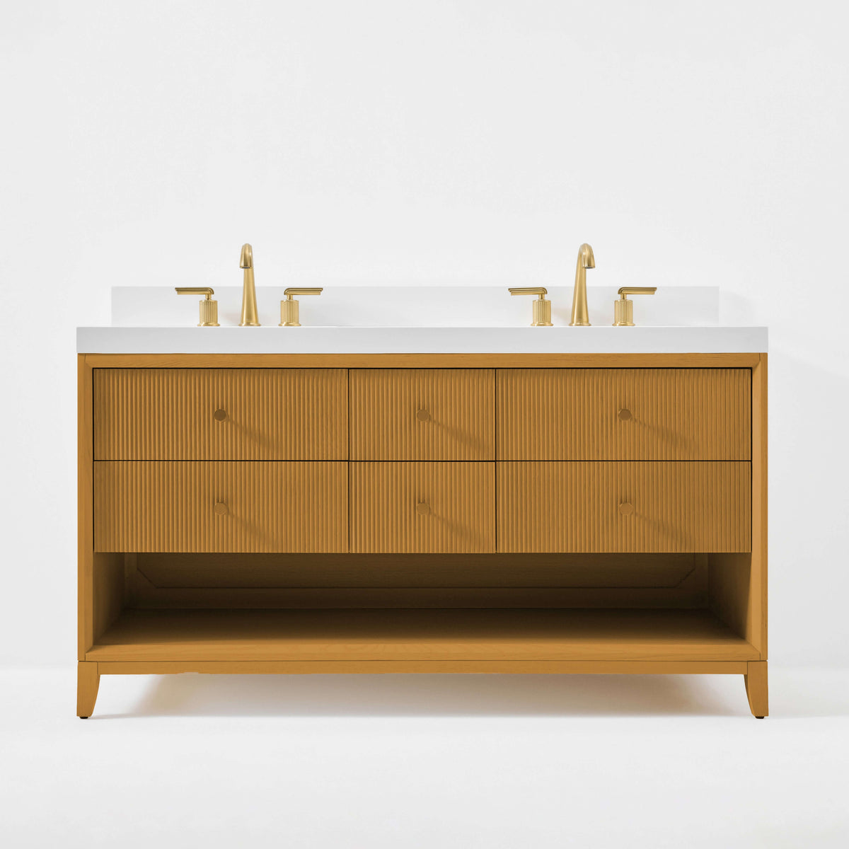 Momo Bathroom Vanity Collection in Sienna Finish