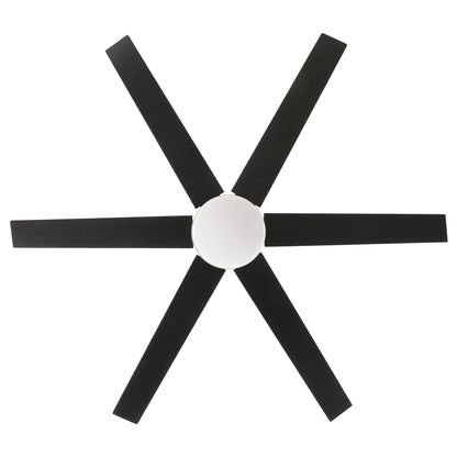 60" Volga DC Motor 6 Blades Modern Downrod Mount Ceiling Fan with Remote Control