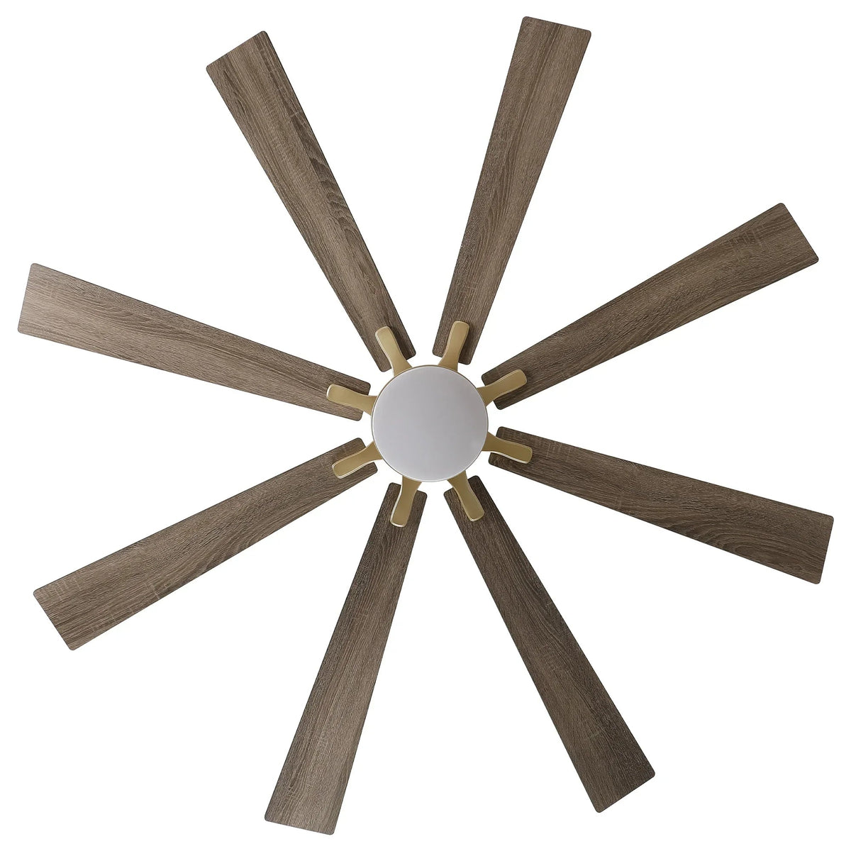 72 Inch Elbe Modern Downrod Mount Ceiling Fan with Light and Remote Control