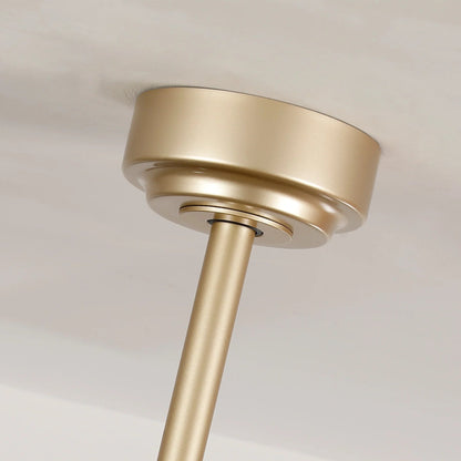 72 Inch Elbe Modern Downrod Mount Ceiling Fan with Light and Remote Control