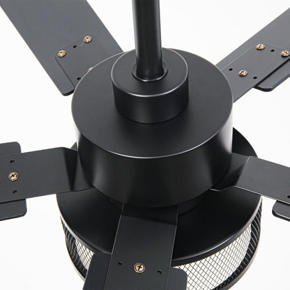 Vaczon 42 Inch 52 Inch 60 Inch Eden Downrod Mount Ceiling Fan with Light and APP & Remote Control