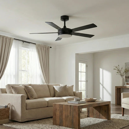 Vaczon 48 Inch Tracy Downrod Mount LED Ceiling Fan with APP & Remote Control