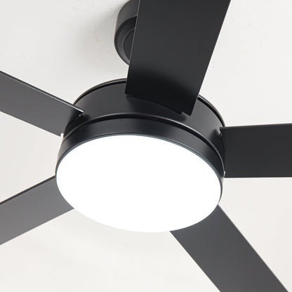 Vaczon 48 Inch Tracy Downrod Mount LED Ceiling Fan with APP & Remote Control