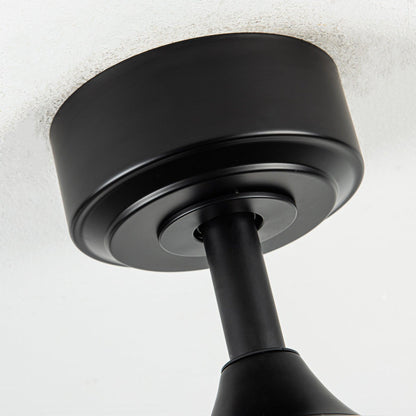 52" Midtown Industrial DC Motor Downrod Mount Reversible Ceiling Fan With Remote Control