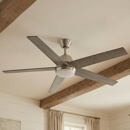 Vaczon 52 Inch Otis Downrod Mount LED Ceiling Fan with APP & Remote Control