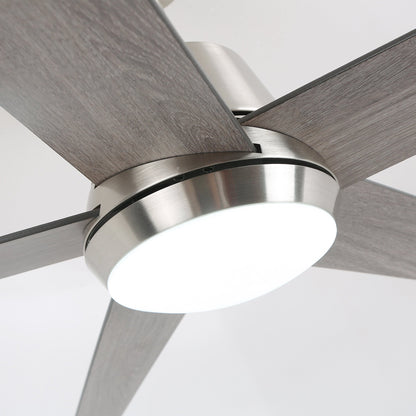 Vaczon 52 Inch Otis Downrod Mount LED Ceiling Fan with APP & Remote Control