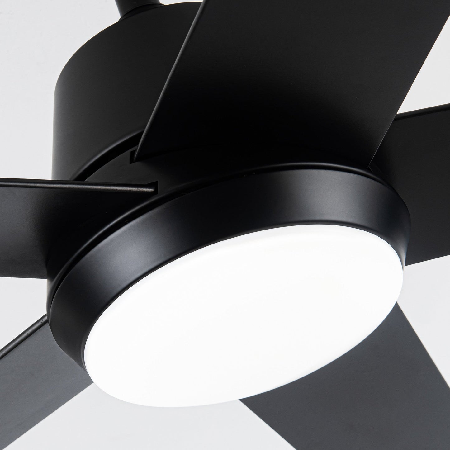 Vaczon 52 Inch Otis Downrod Mount LED Ceiling Fan with APP & Remote Control