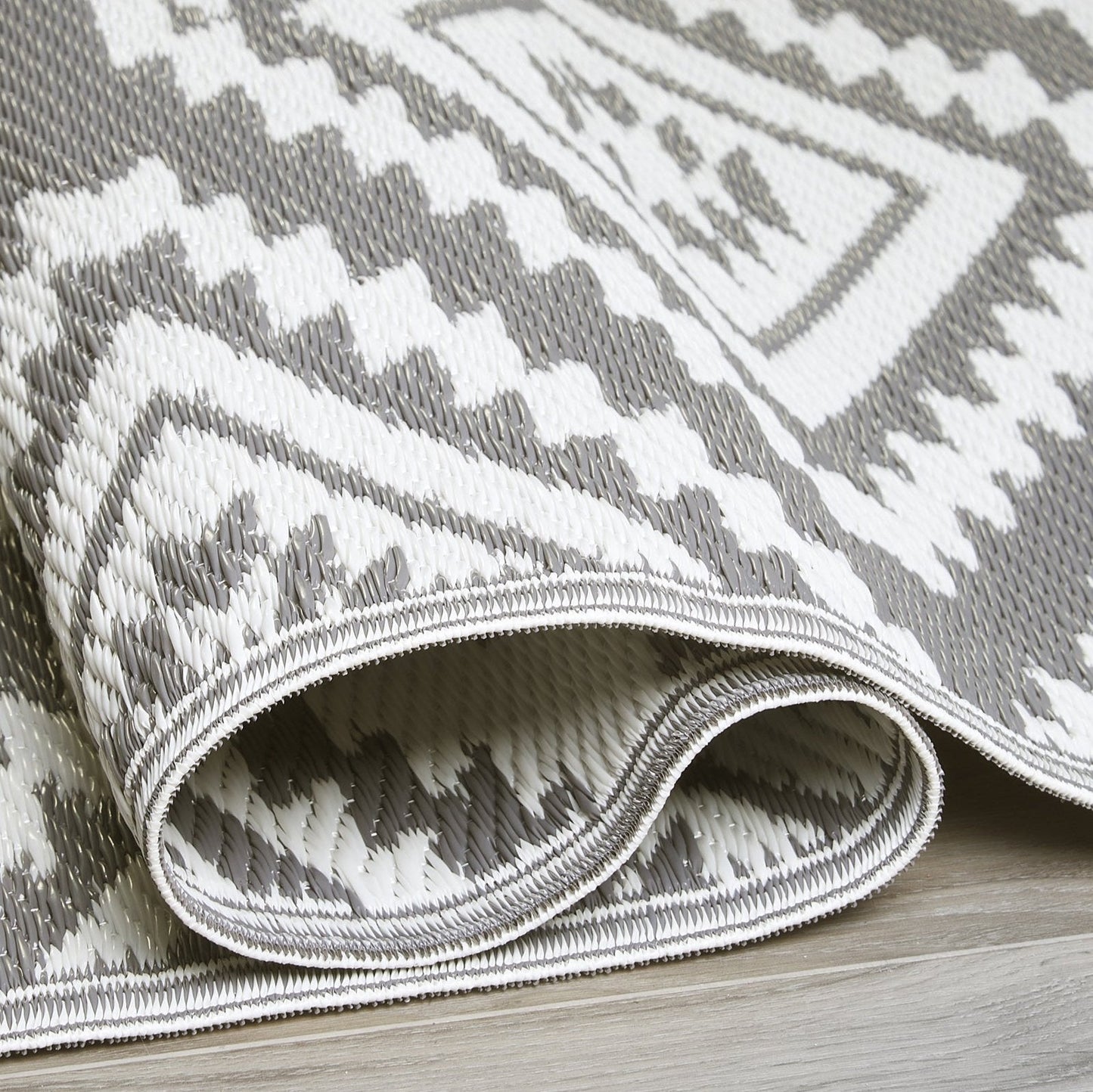 Valencia - Gray Outdoor Rug for Patio FINAL SALE