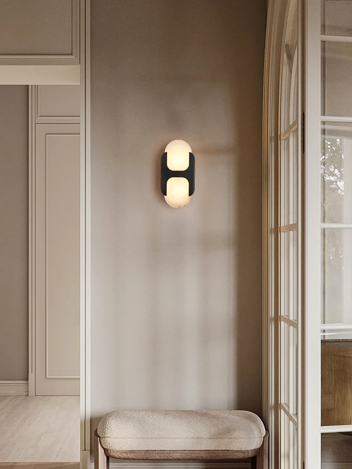 Odin Alabaster Wall Sconce