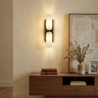 Odin Alabaster Wall Sconce
