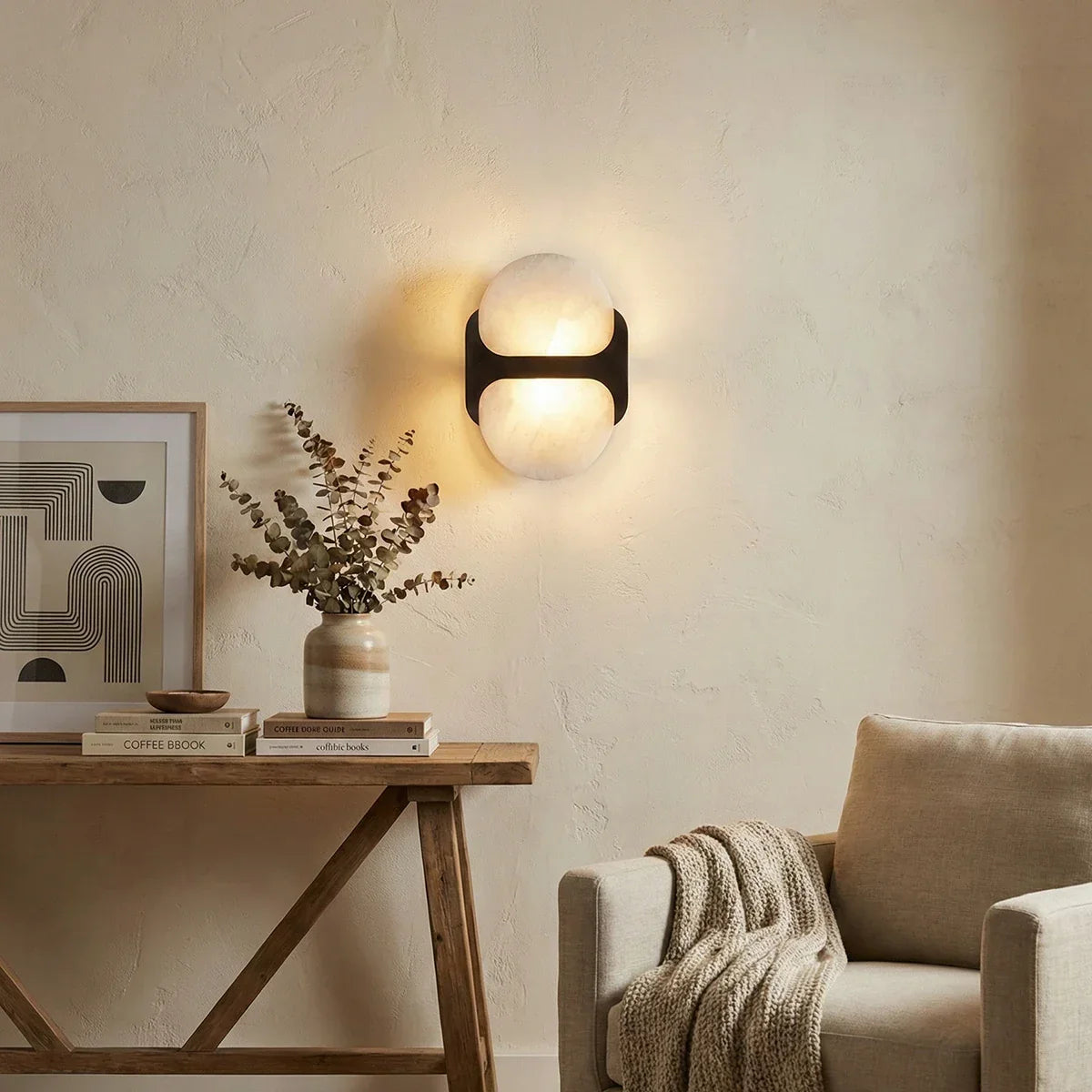 Odin Alabaster Wall Sconce
