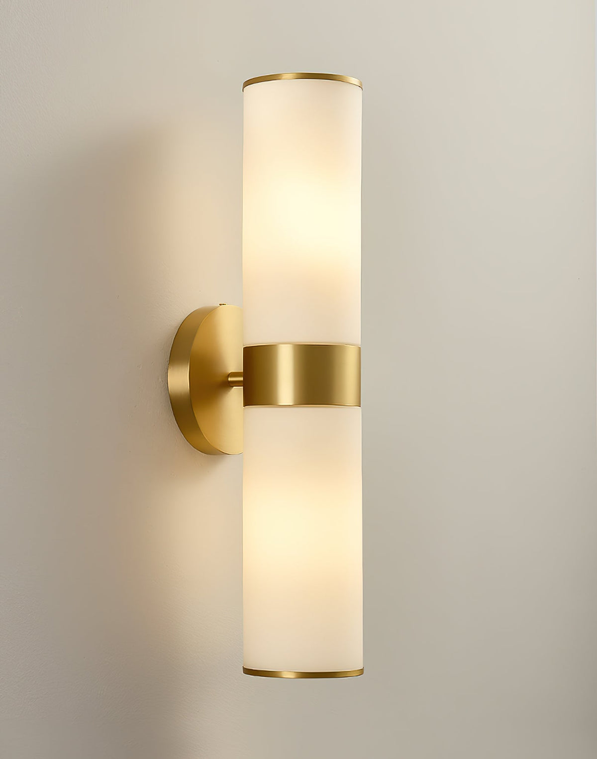 Varelle Twin Alabaster Wall Sconce