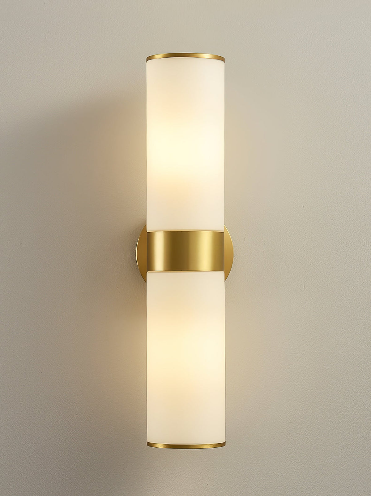 Varelle Twin Alabaster Wall Sconce