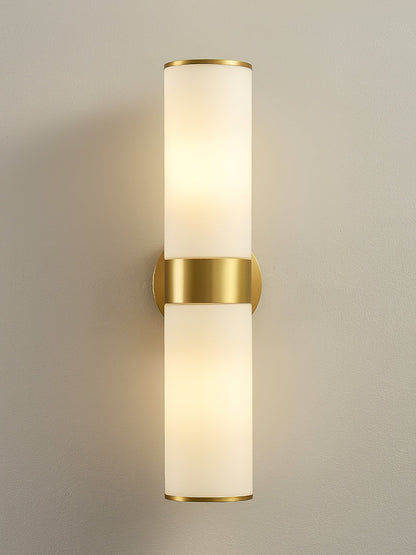 Varelle Twin Alabaster Wall Sconce