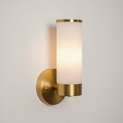 Varelle Twin Alabaster Wall Sconce