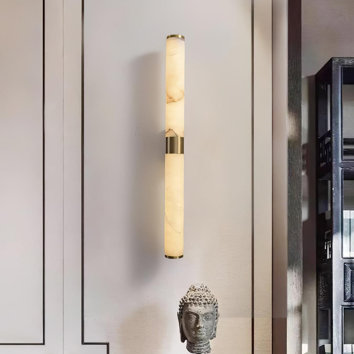 Velmora Alabaster Linear Wall Sconce