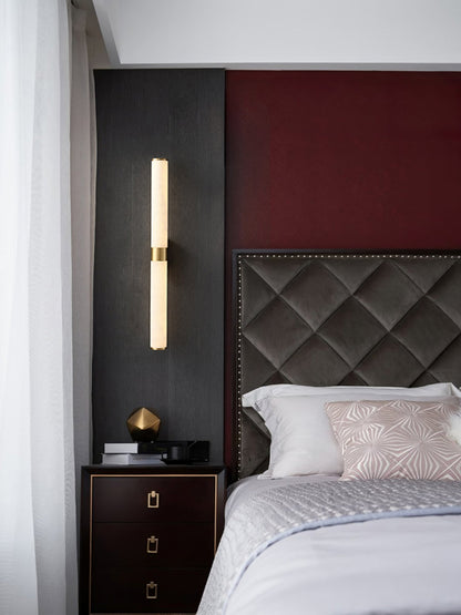 Velmora Alabaster Linear Wall Sconce