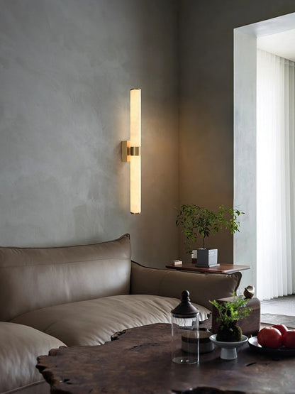 Velmora Alabaster Linear Wall Sconce