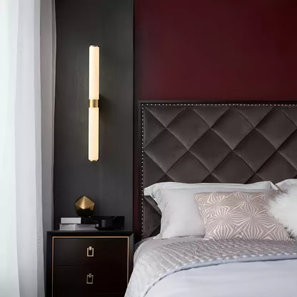 Velmora Alabaster Linear Wall Sconce