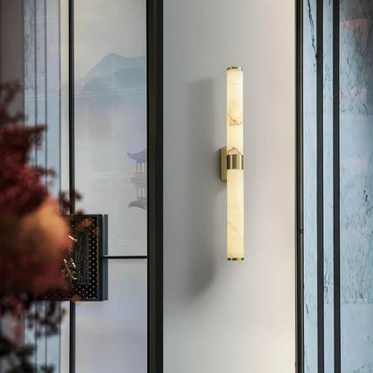 Velmora Alabaster Linear Wall Sconce