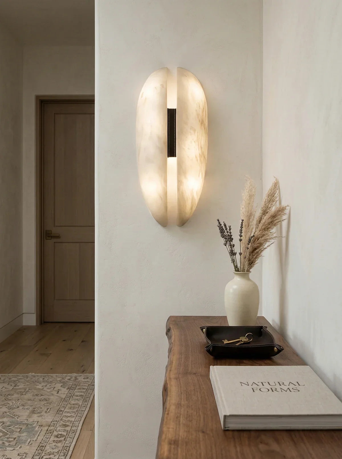 Alabaster Veil Wall Sconce