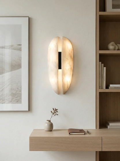 Alabaster Veil Wall Sconce
