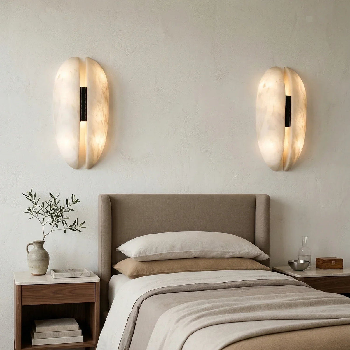 Alabaster Veil Wall Sconce