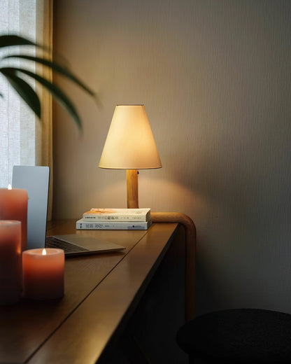 Velora Sculptural Bentwood Table Lamp