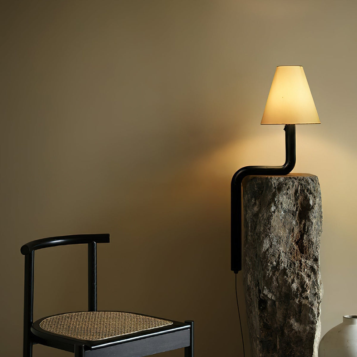 Velora Sculptural Bentwood Table Lamp