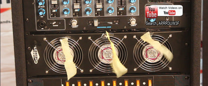 GRIFFIN Rackmount Cooling Fan - 3U Ultra-Quiet Triple Exhaust Fans, Keep Studio Audio Equipment Gear Cool - Rack Mount on Network IT System Server