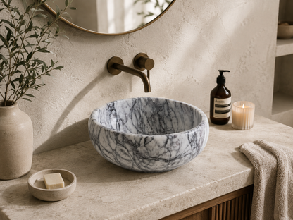 Viola Calacatta Oval Sink