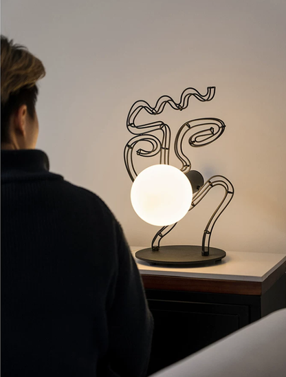 Virelia Bubble Muse Rechargeable Table Lamp
