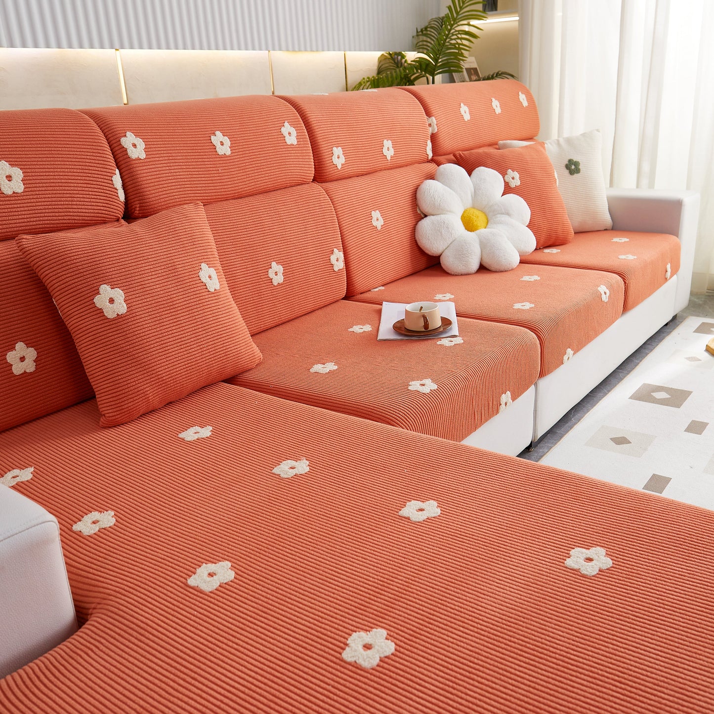 Polar Fleece Sofa Cushion Covers for Sofa 1/2/3/4 Seater, Best Seat Covers for Dogs, Pet Couch Protector