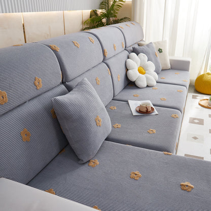 Polar Fleece Sofa Cushion Covers for Sofa 1/2/3/4 Seater, Best Seat Covers for Dogs, Pet Couch Protector