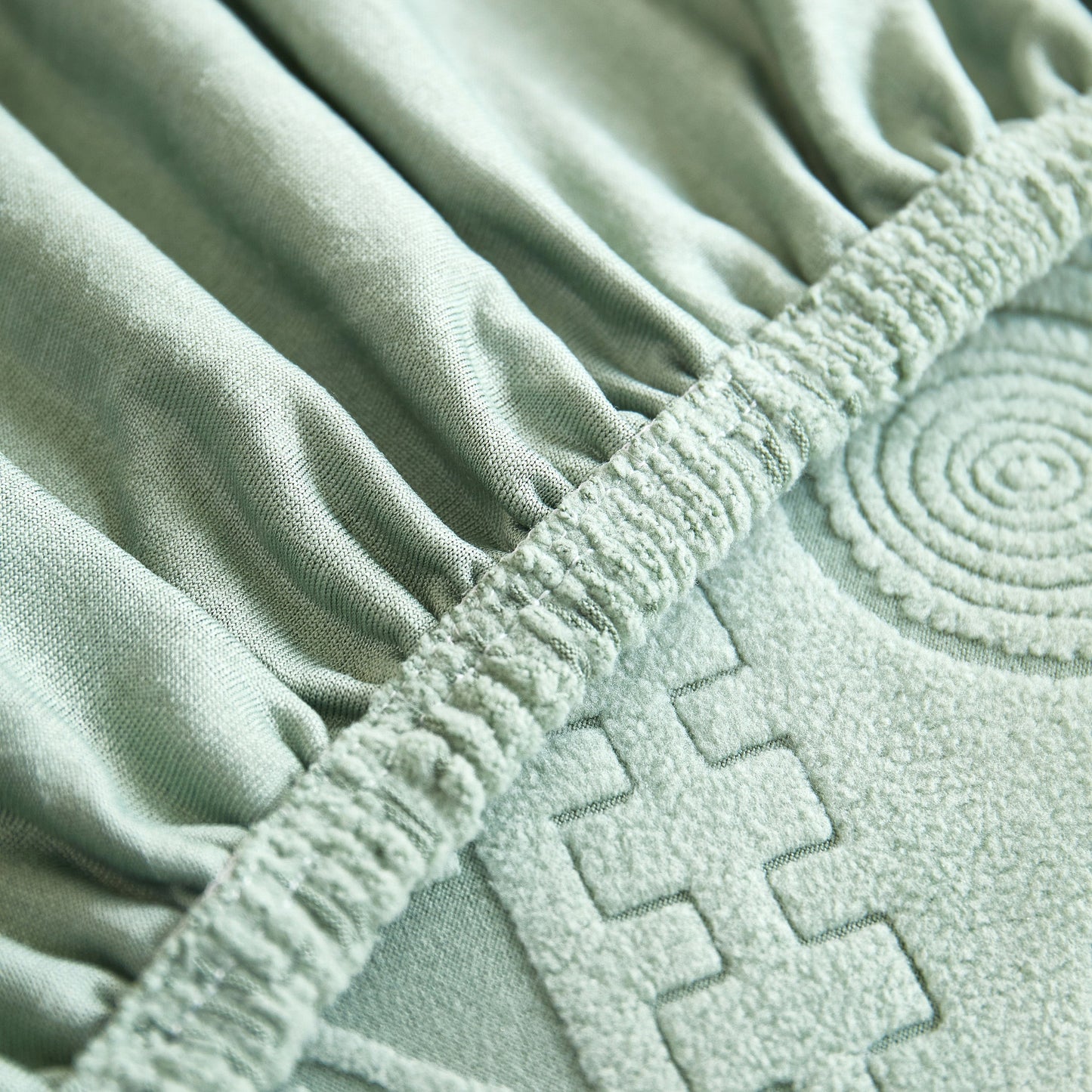Embossed Geometric Elastic Sofa Cover Boho Stylish Decorative Furniture Covers