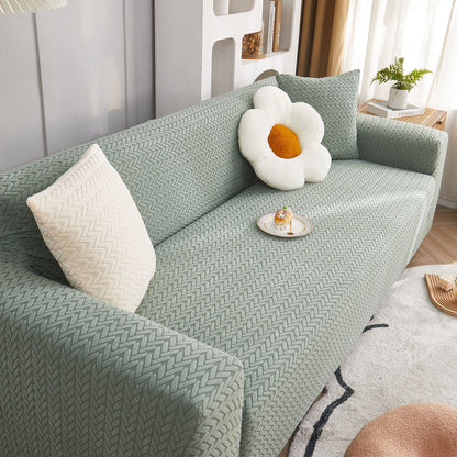 3D Geometric Stretch Sofa Slipcovers Non Slip Pet Friendly Washable Fitted Sofa Covers