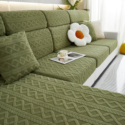 Stretch Couch Seat Cushion Covers, Sofa Slipcover Sofa Cover Soft Flexibility with Elastic Bottom