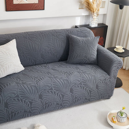 Stretch Sofa Slipcover 1-Piece Furniture Protector Couch with Elastic Bottom for Kids