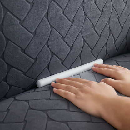 3D Jacquard Couch Slipcover, Washable Non Slip Soft Couch Sofa Cover for Kids, Pets
