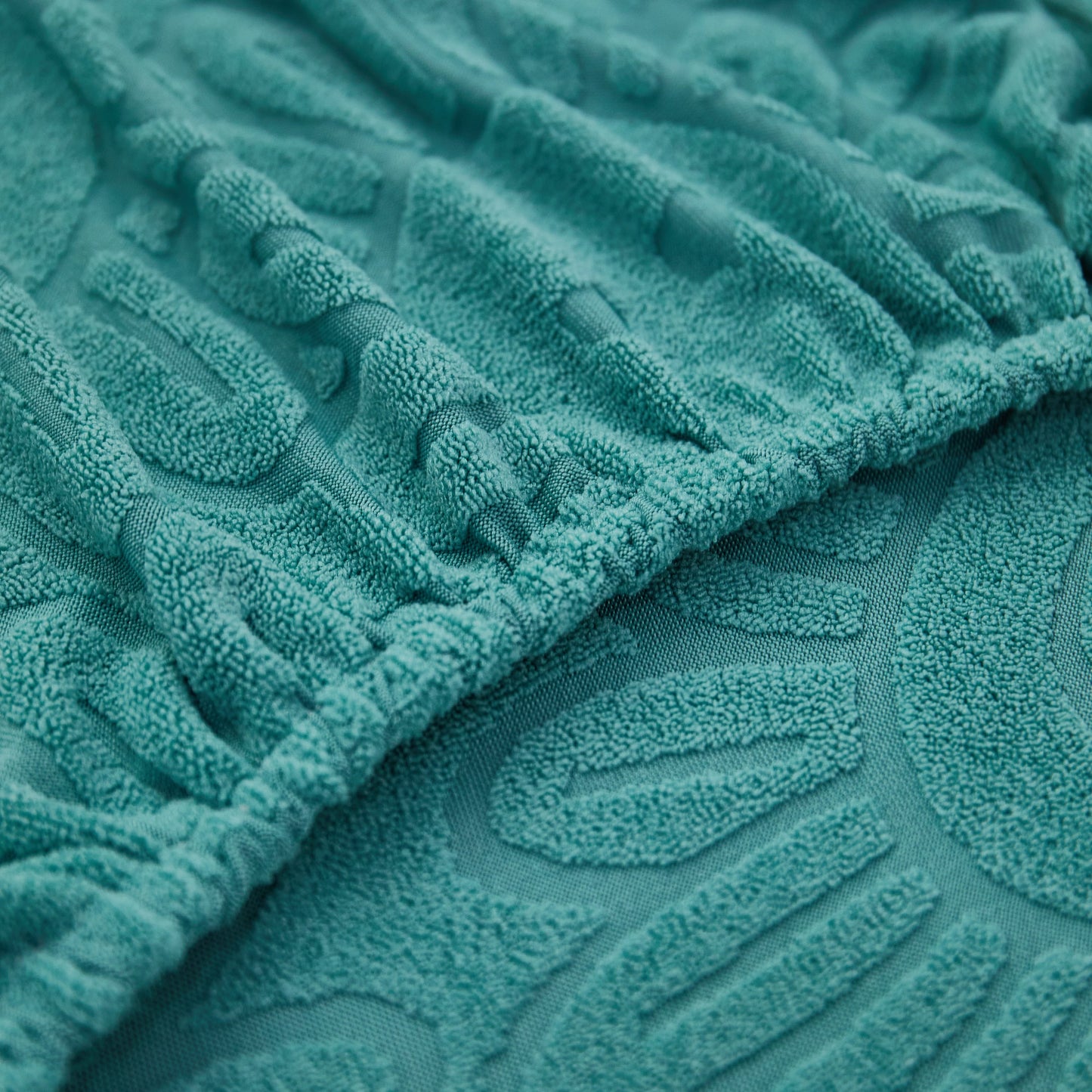 Sunflower Jacquard Fleece Stretchable Cushion Cover, Non-Slip Furniture Covers for Pets, L Shaped Couch Cushion Covers