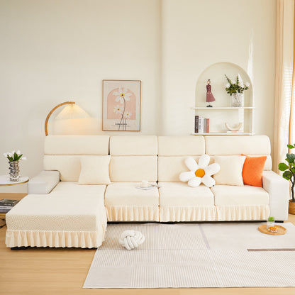 Stretch Sofa Covers for Couch Seats and Cushions, Suitable for 1/2/3/4/L Seater Sofas and Couches
