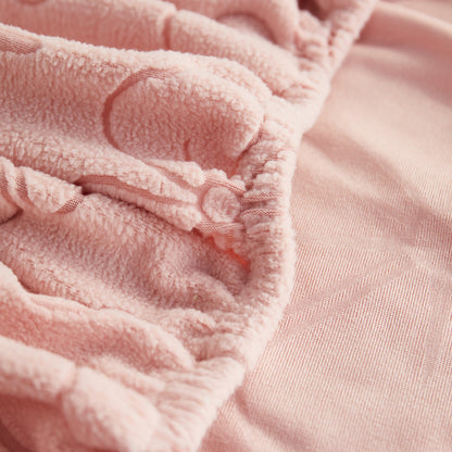 Lucky Clover Slipcover Non-Slip Stretch Jacquard Polar Fleece Sofa Cover for Pets, Cushions, Couches