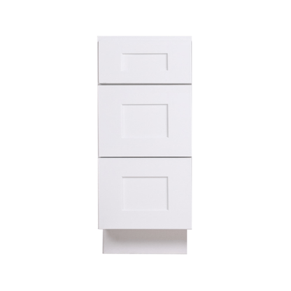 84 Inch White Shaker Double Sink Bathroom Vanity with Drawers