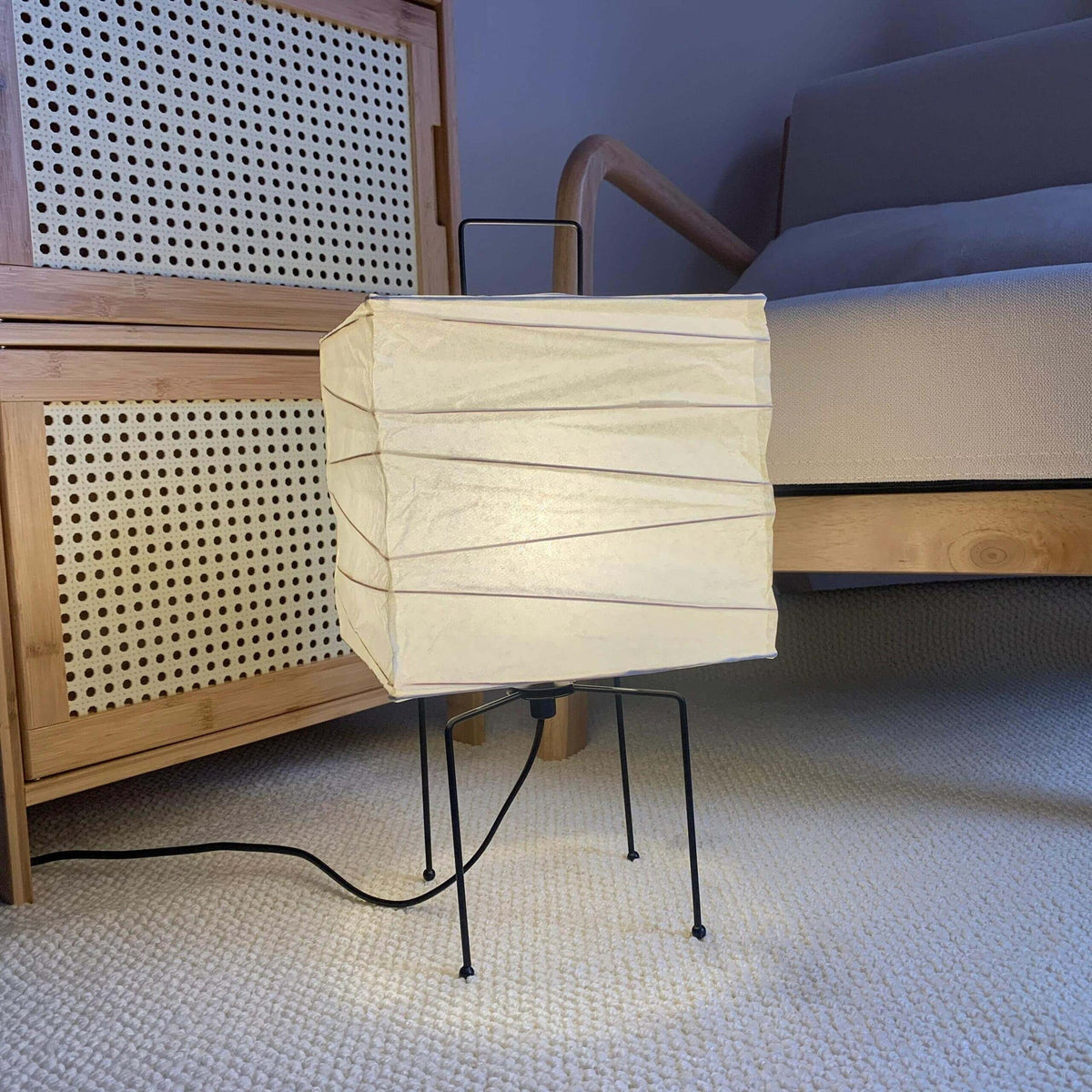 Washi Paper 3X Akari Table Lamp