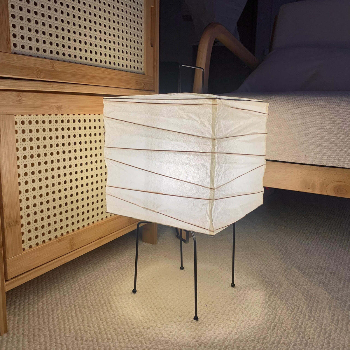 Washi Paper 3X Akari Table Lamp