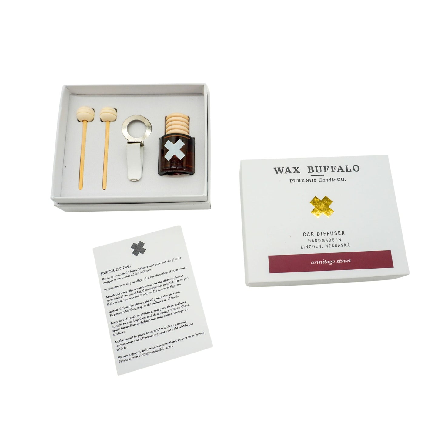 Armitage Street Scented Car Diffuser | Wax Buffalo