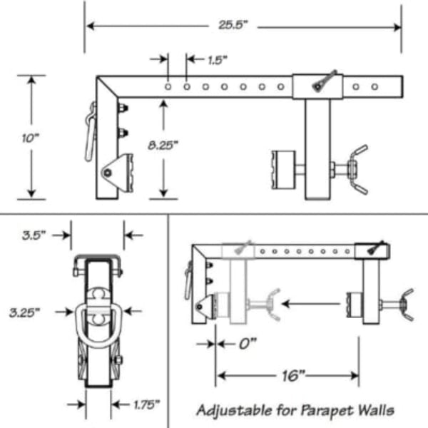 Parapet Roofing Anchor