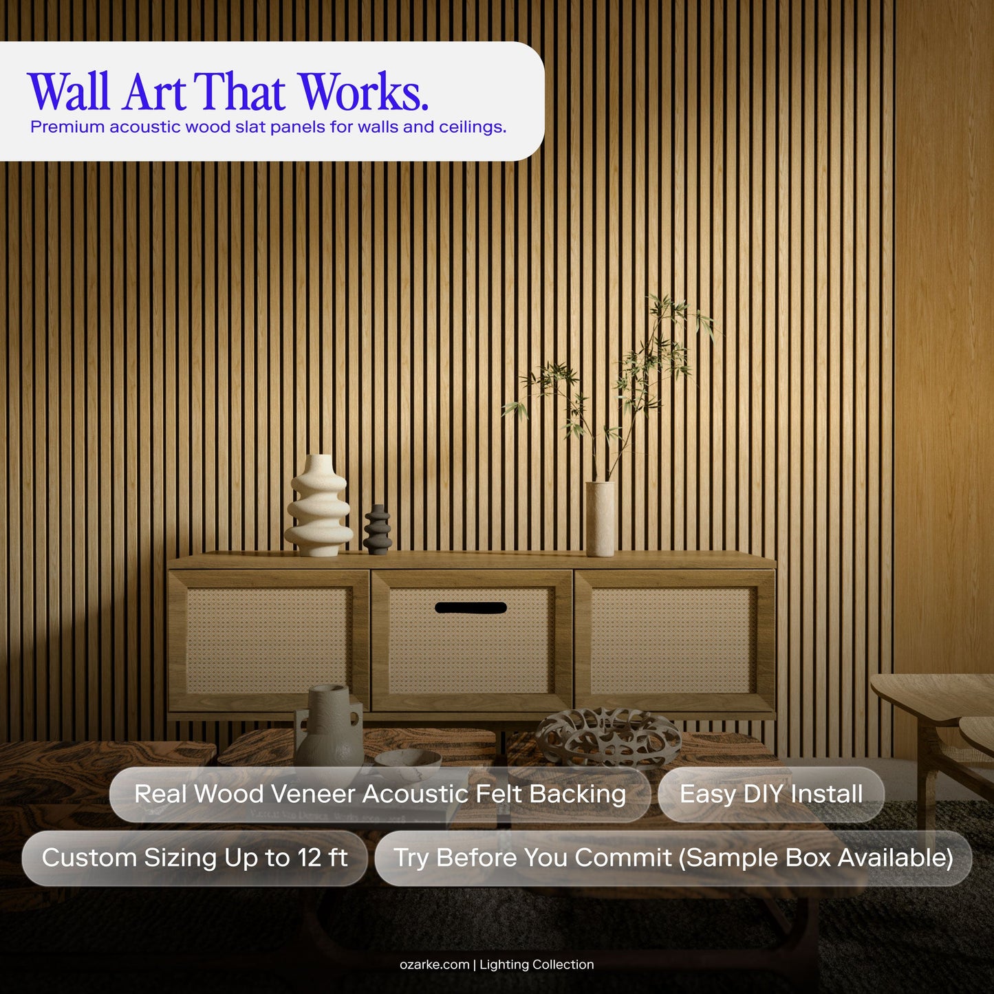 Acoustic Wooden Wall Panel