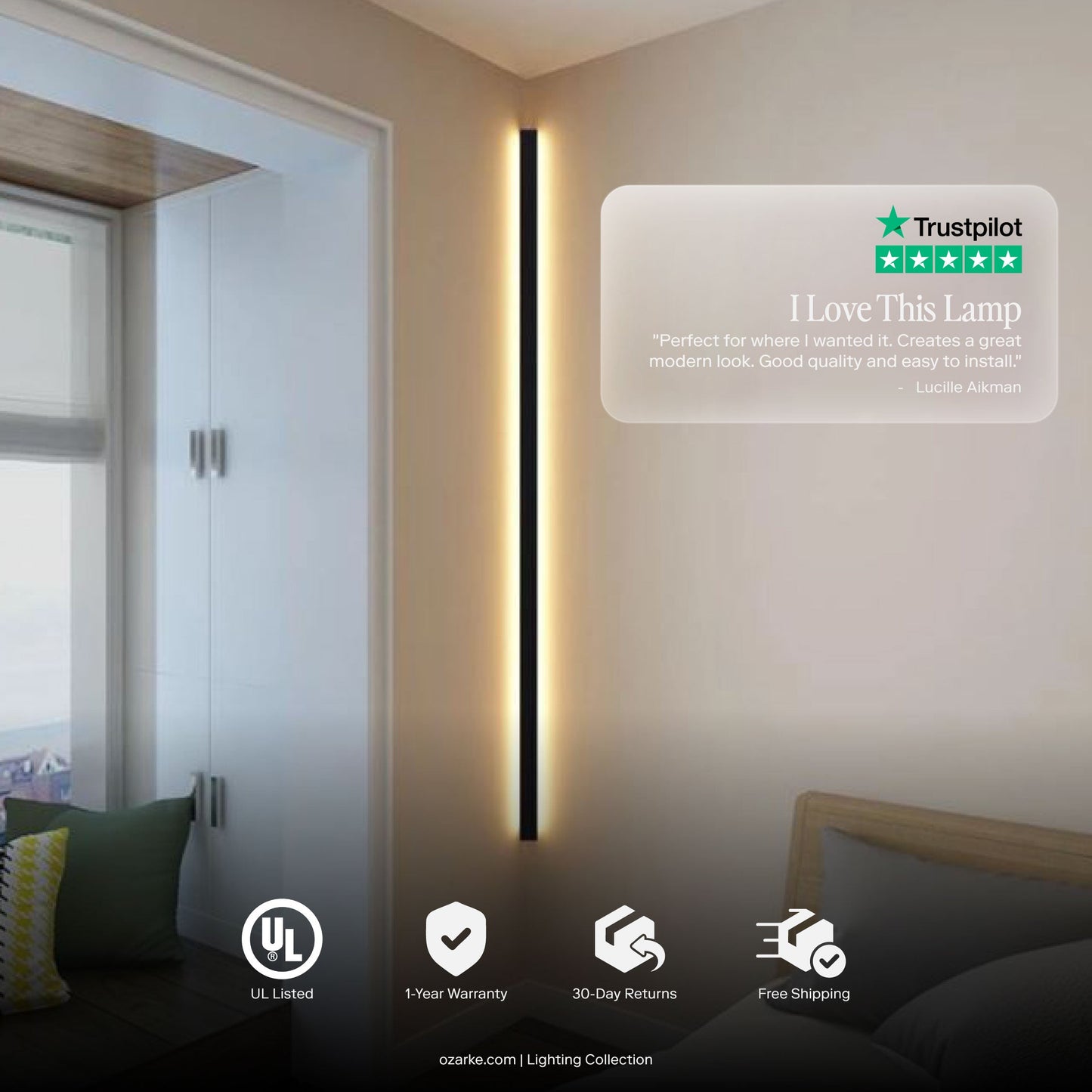 Linear Minimalist Wall Lamp