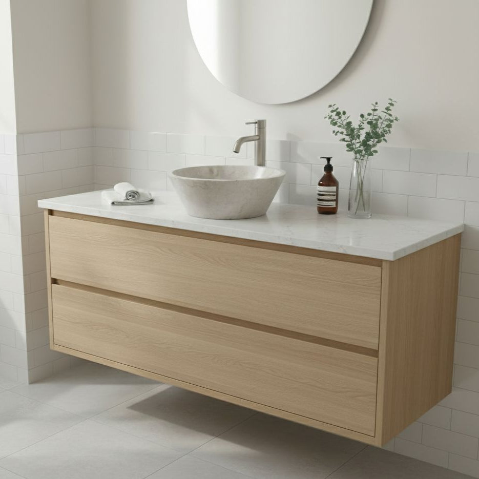 Beige Marble Sink